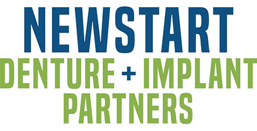 logo saying NewStart Denture + Implant Partners