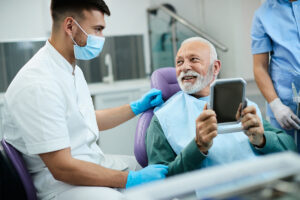 dentist tell patient about investing in removable partial dentures